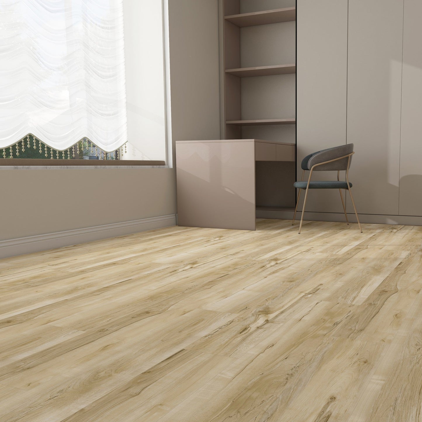 Plancher de vinyle SPC - Dune 5.5mm (7"x48")- 28.37 pi2/boîte