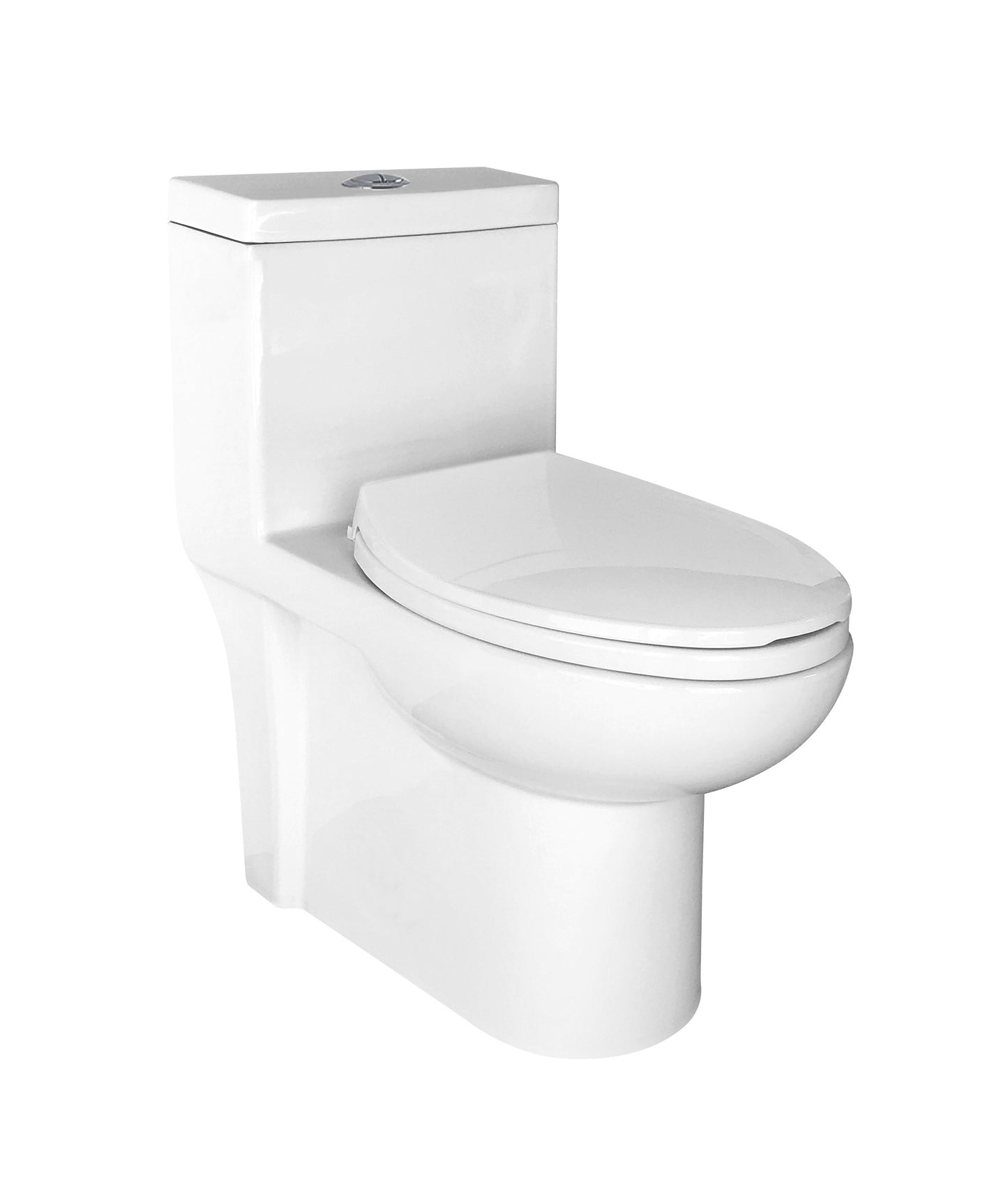 Modern One-Piece Toilet – Elongated Bowl, Dual Flush, ADA Compliant
