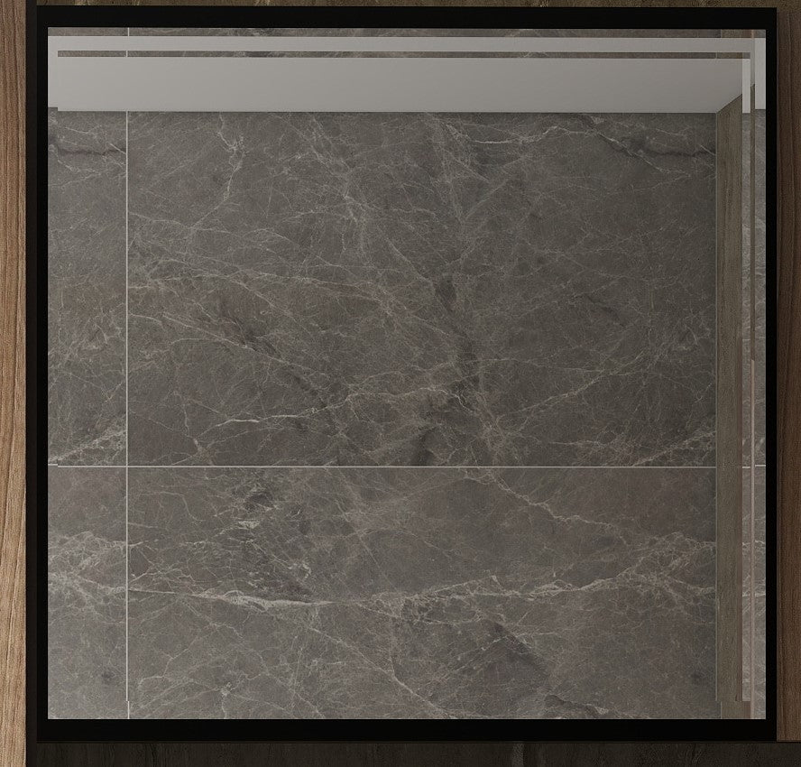 Dark Gray Stone Wall PVC Panel (8 X 4 ft)