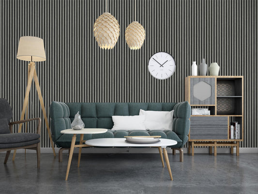 Acoustic Panel - Charcoal Gray (8'x2')