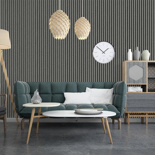 Acoustic Panel - Gray (8'x2') - 2 Panels / Panneaux - 32 sqft / pi2