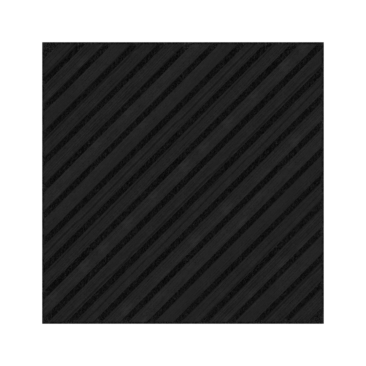 MDF Diagonal Acoustic Wall Panel - Dim Gray Wood (600 X 600 X 21mm)