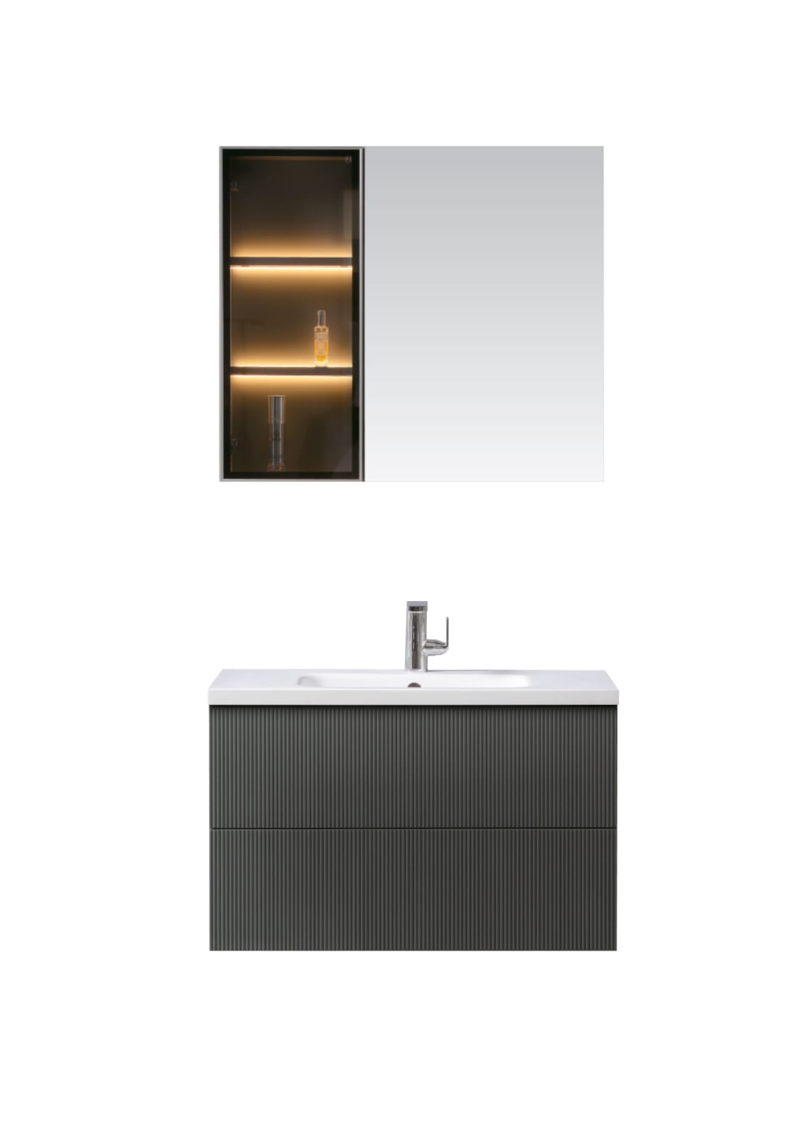 Vanité de Salle de Bain Moderne Combinée (MD-2589080)