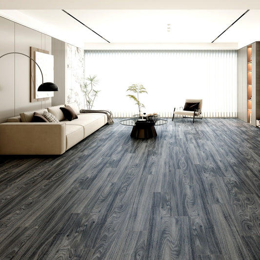 SPC Vinyl Plank Flooring - Grey Prestige 5.5mm (7"x48")- 28.37 sqft/pi2