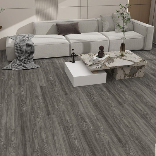 SPC Vinyl Plank Flooring - Wood Greige 5.5mm (7"x48")- 28.37 sqft/pi2
