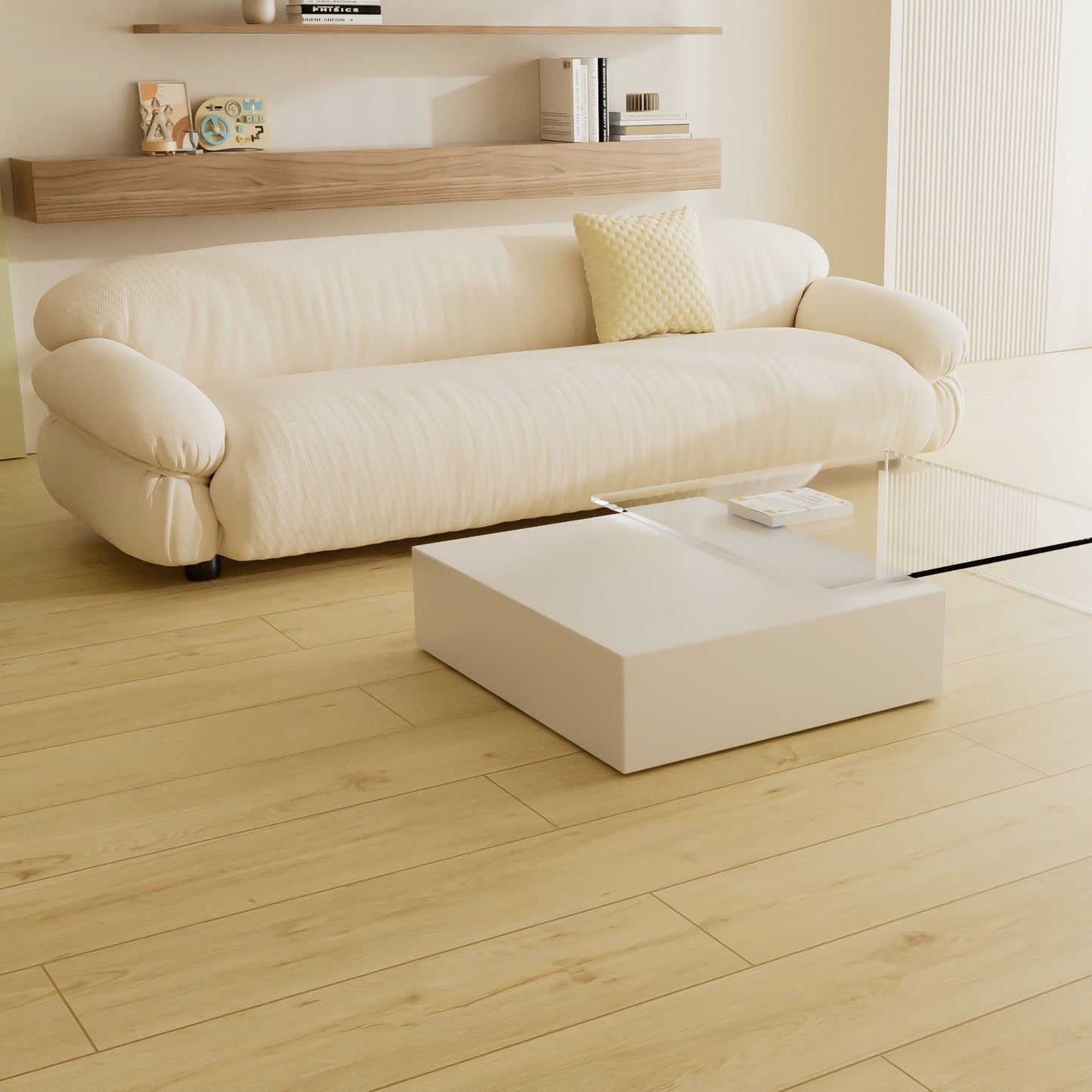 Plancher en vinyle de luxe - Rustic Pier (48" × 7 ¼") - 24 planches - 5,39 m²