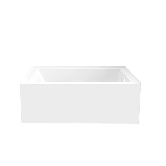 Acrylic Skirted Bathtub with Right Drain (60"x30"x22")