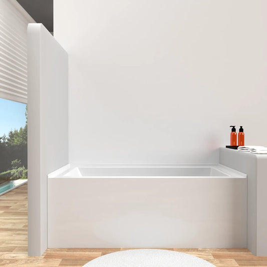 Acrylic Skirted Bathtub with Right Drain (60"x32"x22")