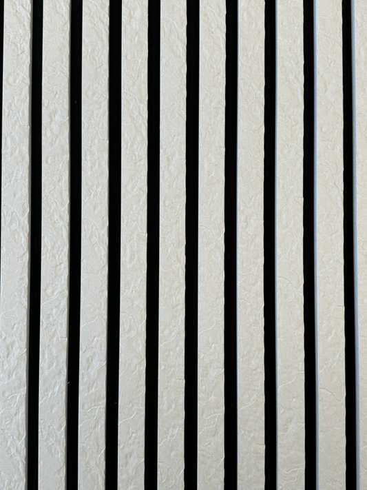 Panneau acoustique - Pierre blanche (2,7 m x 0,6 m) - 2 panneaux - 3,3 m²