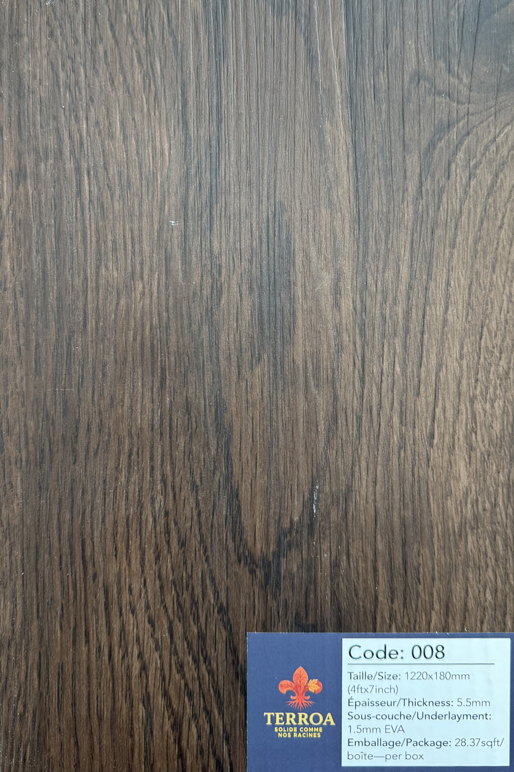 SPC Vinyl Plank Flooring – Late Autumn 5.5mm (7"x48") - 28.37 sqft/pi2