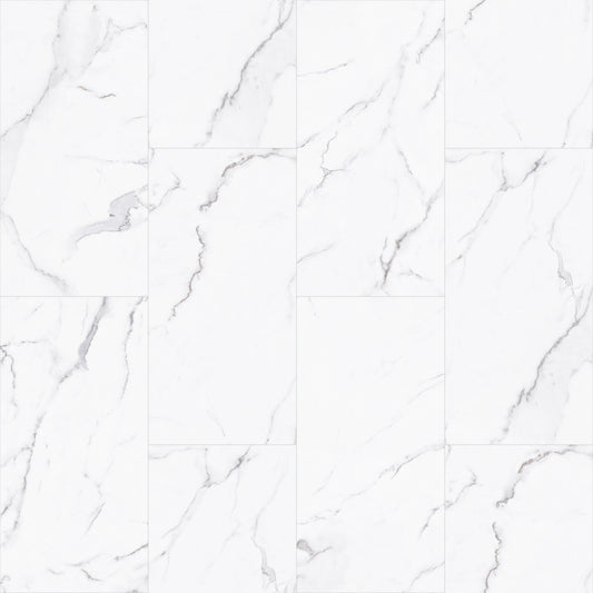 Carrelage SPC Carrera Blanc 6,5mm (30,5 x 61 cm) 1,80 m²