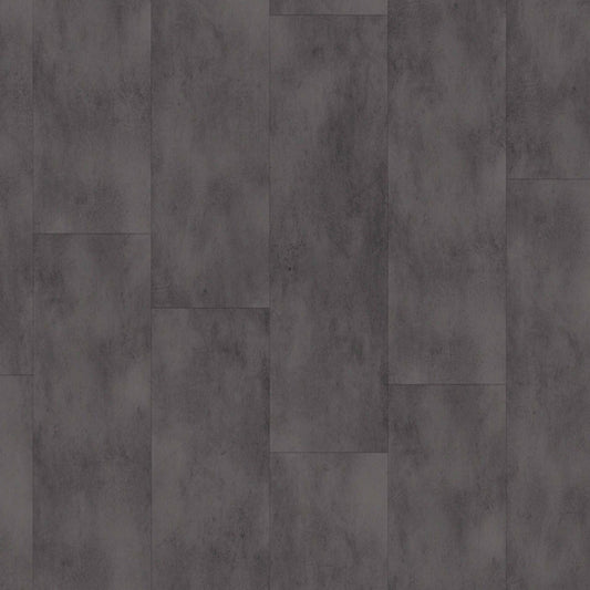 Dalles de revêtement de sol SPC Midnight Charcoal 6,5 mm (12" x 24") 1,80 m²
