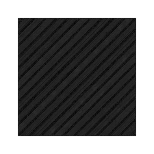 MDF Diagonal Acoustic Wall Panel - Dim Gray Wood (600 X 600 X 21mm) - Set of 4 Panels / Panneaux